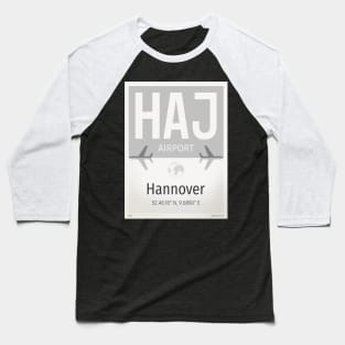 HAJ Hannover airport Baseball T-Shirt